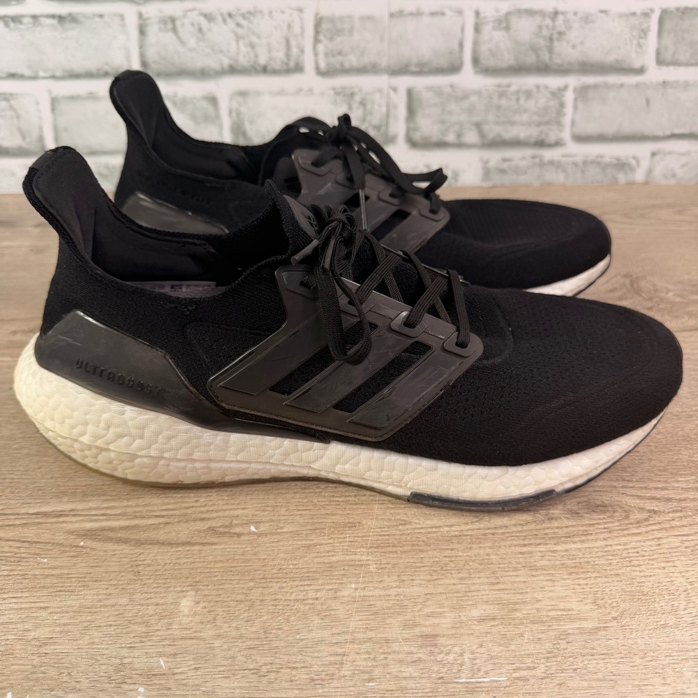 Adidas Ultraboost 21 Running Shoes Primeblue Black Mens 13